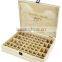 wooden essential oil spice box