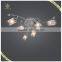 2016 New Design Glass Flower Lamp Shade Crystal Led Ceiling Light, Crystal Lighting