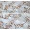 Wholesale new design beads embroidery organza lace fabric 2016