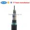GYTY53 12 core single mode outdoor direct buried fiber optic cable for underground