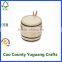 Mini wooden barrel for coffee beans packing with lid
