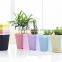 Plastic small square flower pot