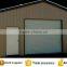 Metal garage shed with side door