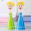2015 cartoon lady pan brush, plastic pot brush, plastic dish brush