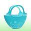 Plastic Storage Basket Fruit Vegetables Shopping Picnic Bin With Handles 2 Sizes