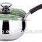 One handle stainless steel pot milk pot