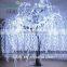artificial led white willow trees