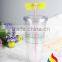 Hot sale double wall plastic acrylic tumbler 24oz