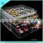 Customize 3 layer clear acrylic drawer boxes waterproof