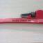 American type heavy duty pipe wrench with plastic dipped handle