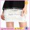 Domin fashion latest beading style white mini skirt