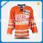 athletic practice sublimated hockey jerseys club training hockey shells 100% polyester bespoke hockey hoodies