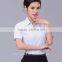 new design classic fit short flared sleeve cotton shirt for ladies