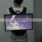 19inch widescreen lcd network portable backpack lcd walking stree billboard advertising player