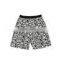 black and white couple beach shorts