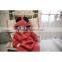 2015 latest design comfortable kids clothing hooded organic cotton baby rompers wholesale baby clothes with zipper design