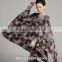 New Brand camouflage color big size pullover Shawl Wrap o collar Fashion Long Womens knitted Capes And Ponchos for Autumn Winter