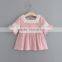 S33520W Sweet girls New Lace Flower Fancy Summer Pink Blouse