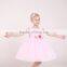 S17626A Girls Flower Pink Cute Gauze Sleeveless Dress For Girls