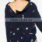 Runwaylover EY2339B Europe Style 2017 Ladies Fashion Label Printed Blouse