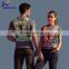 Wholesale safety simple style red mesh reflective tool led safety vest