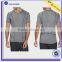 High Quality Short Sleeve Muscle Fitted Gym T-Shirt OEM Design Round Neck