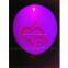Flashing balloon with I love you
