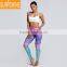 Custom Compression Women Printed Leggings Fitness Yoga Tights