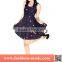 2017 3D Digital Printed Floral Eat Peas pleated dress for women wholesale