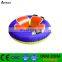 PVC inflatable ski tube inflatable snow board inflatable ski ring for snow toys