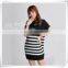 Bambus Stripes Long T-shirt Blouse Home Wear Girls