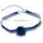 Wide Velvet Plush Ball Choker Necklace Handmade Collares Bijoux Party Christmas Gift for Girls Women Statement Jewelry