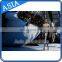 Party Mirror Ball For Fashion Show, Silver Inflatable PVC Mirror Balloon
