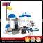 Meijin Hot Selling 115pcs Police Station Plastic Building Blocks Play Set for kids