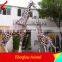 Artificial Fiberglass Outdoor Playground Giraffe Statue