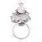 China manufacturer bulk decorative custom alloy metal magnetic Christmas tree eyeglass clip holder brooch pin