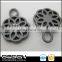 Fashion zipper puller,factory price metal rhinestone zipper slider for handbag and garment