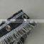 New fashion silver lurex eyelet tassel lace trim
