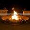 Antique Indian Outdoor steel metal fire pit bowl