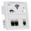 300M in Wall AP for smart Hotel Embedded Access Point Wi-Fi Wireless POE Supported Wireless Router Repeater with two lan RJ45 RJ11