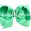 New 6" Large Hair Bows With Clips For Children Handmade Grosgrain Ribbon Hairbow Baby Hair Bow Accessories 40Colors