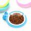 New Design Single Pet Bowl Cage Hanging Food Water Feeder Dog Bowl