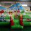 Outdoor Little Builders Paradise Theme Inflatable Bounce House Castle For Kids Play Center