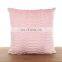 New products pink velvet wrinkle cushion cover/sofa cushion throw for home decor