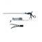 Laparoscopic double action bipolar and curved head bipolar  surgical instrument