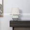 Good choose cheap custom logo hotel home decor bedside porcelain lamps with relief decorative