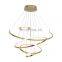 Light luxury post-modern minimalist ring chandelier line living room lamp bedroom dining simple personality creative lamps