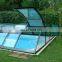 curved glass cabinet 6mm curved tempered glass