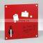High quality clear glass magnetic writing board, office notice board design