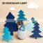 2020 new Christmas decorations Night Light Rechargeable Usb 3d Led Dinosaur for boy